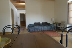 Dining table and sofa/extra bed