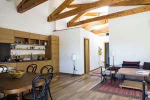Kitchen and dining table