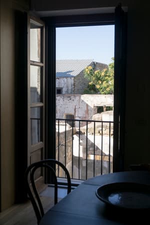 View out balcony door