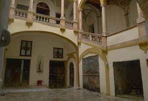 Courtyard and stairs